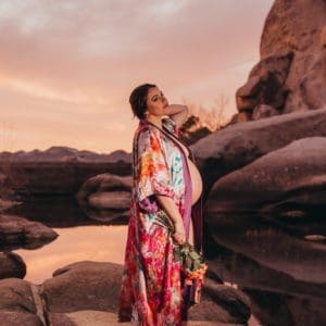 Custom Women's Silk Intimate Kimono